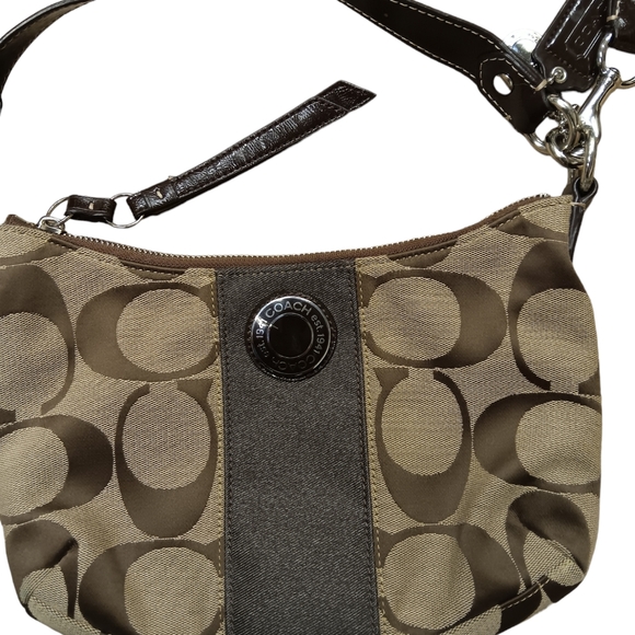 Vintage Monogram Coach Demi Shoulder Bag - Picture 2 of 5